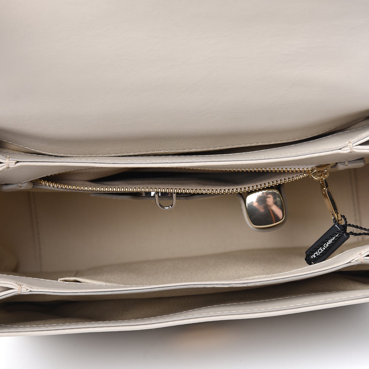 Calfskin Margharita Shoulder Bag White