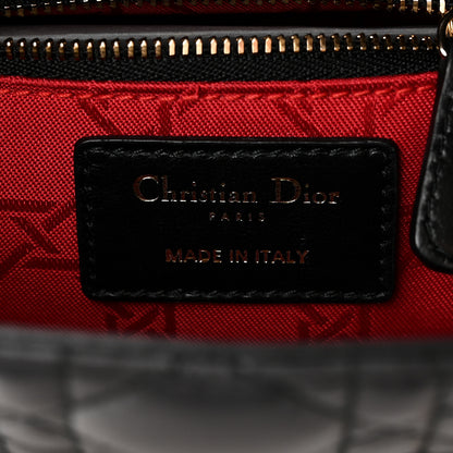 Christian Dior Lambskin Cannage Small Lucky Badges My Lady Dior Black 6 of 9