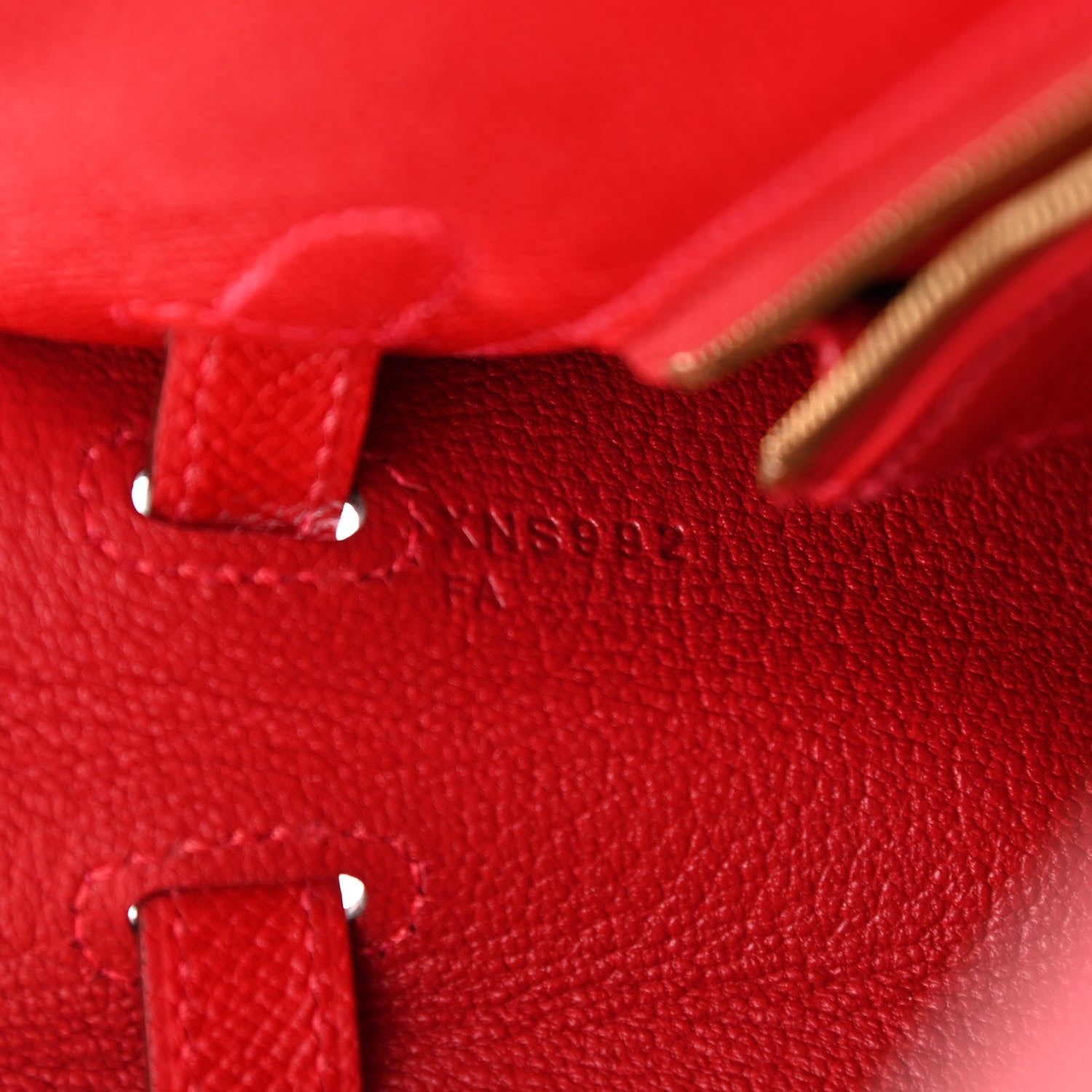 Hermes Epsom Kelly Sellier 25 Rouge Casaque 7 of 11