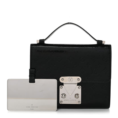Louis Vuitton Vernis Glace Anouchka PM Wallet Black 2 of 9