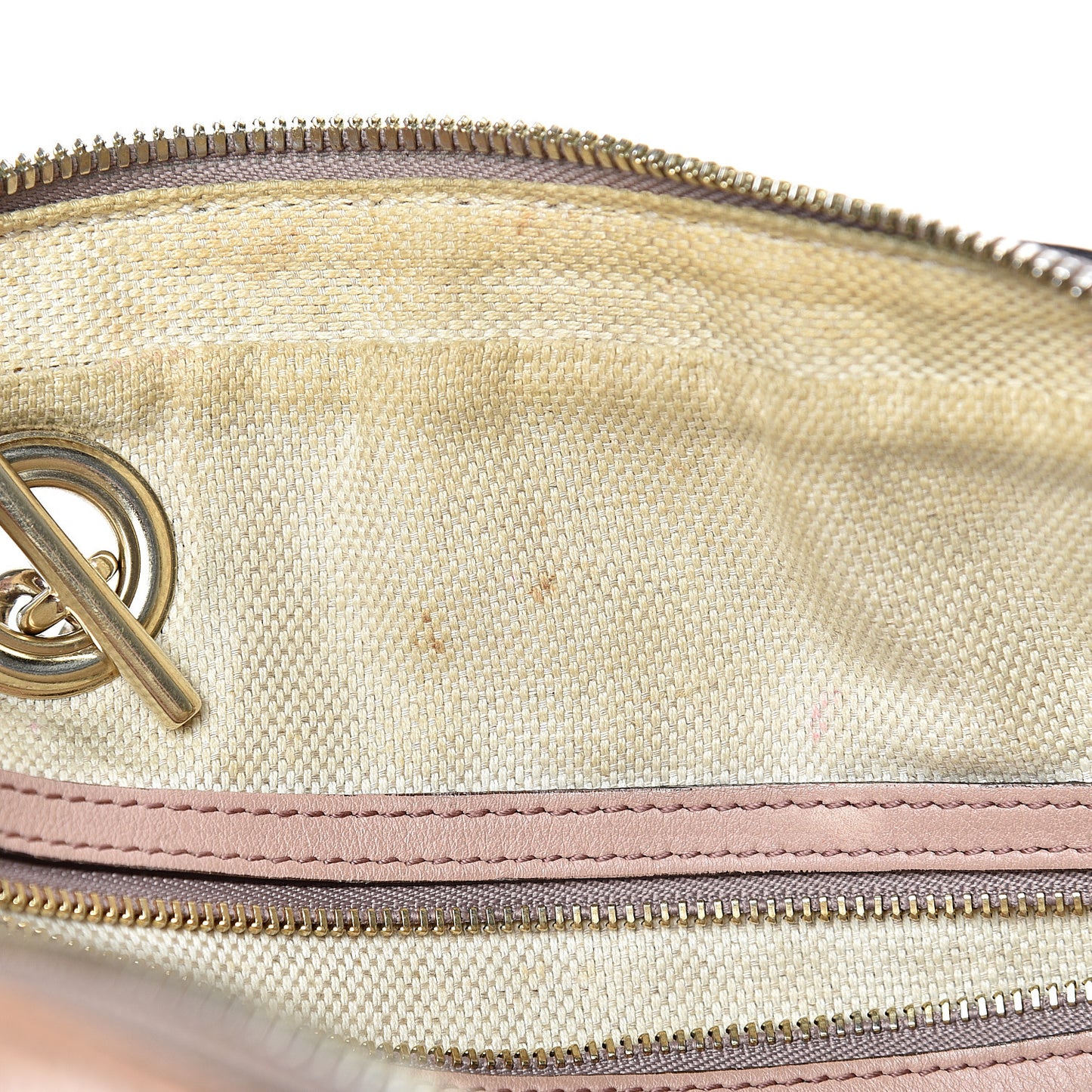 Soft Patent Small Soho Bowler Dark Cipria