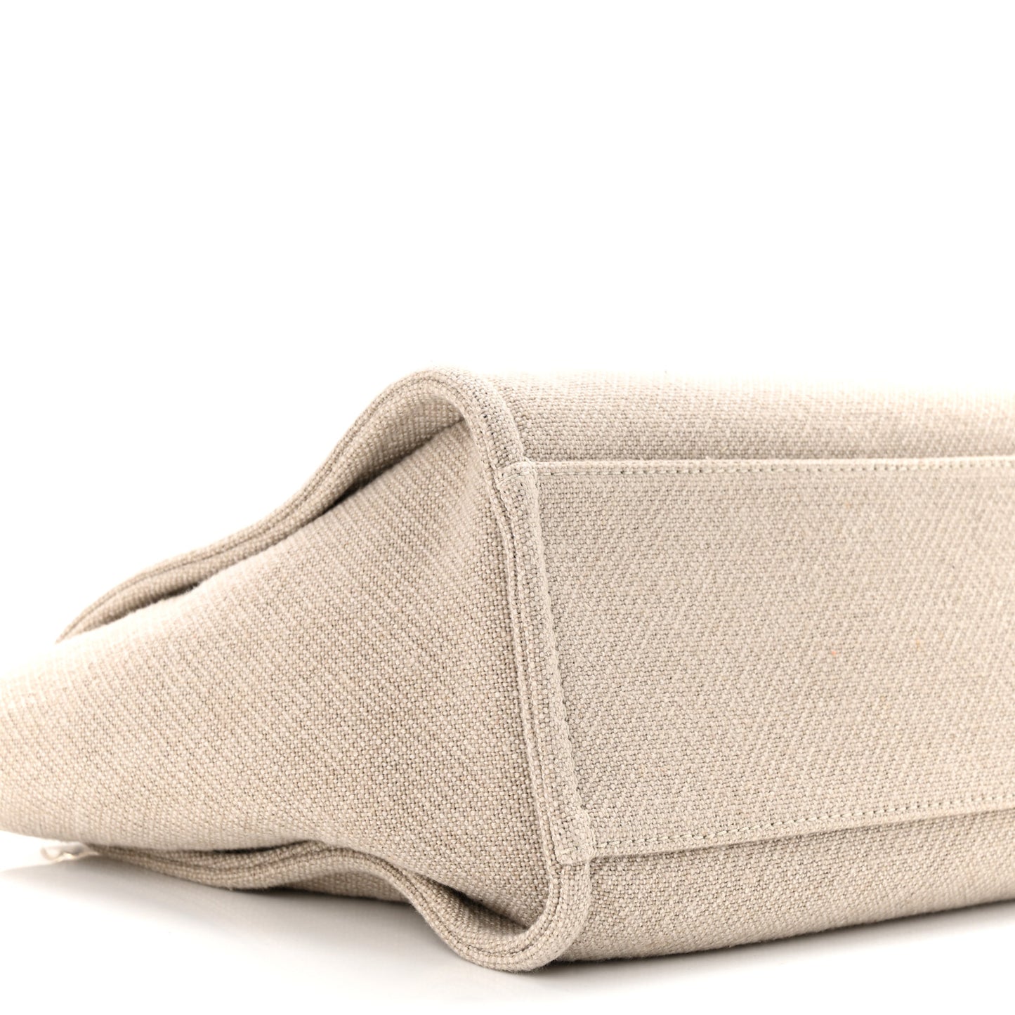 Mixed Fibers Small Deauville Tote Beige Black