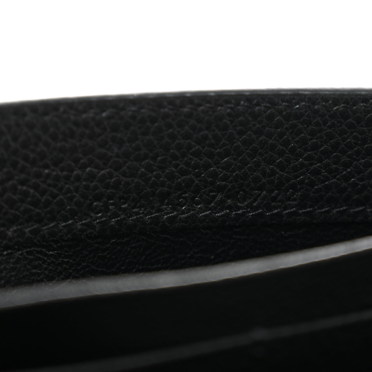 Calfskin Monogram Large Flap Wallet Black
