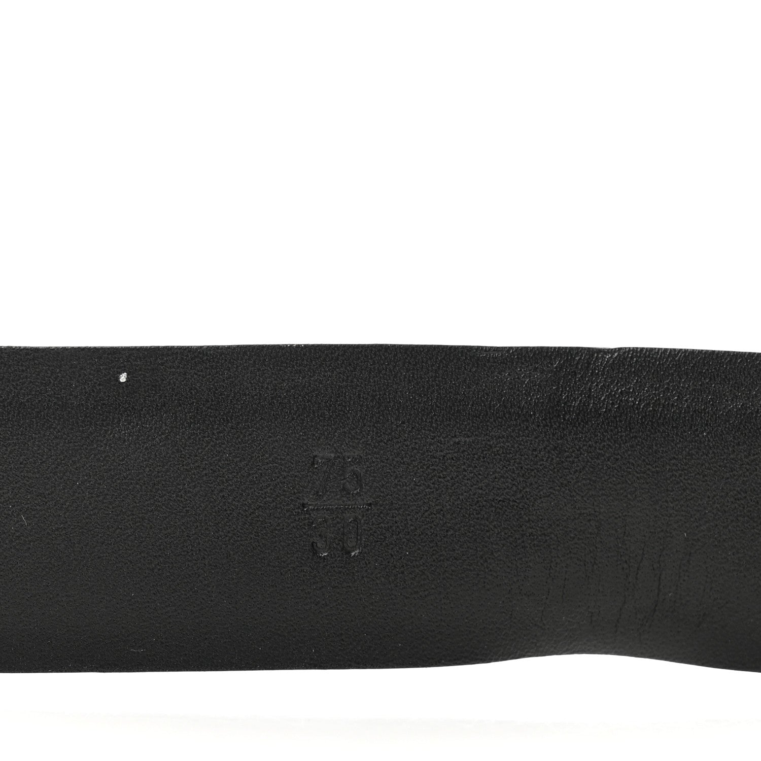 Chanel Calfskin Crystal Chain CC Belt 75 30 Black 4 of 7