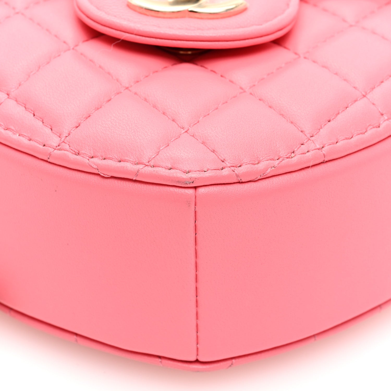 Chanel Lambskin Quilted CC In Love Heart Bag Pink 9 of 10