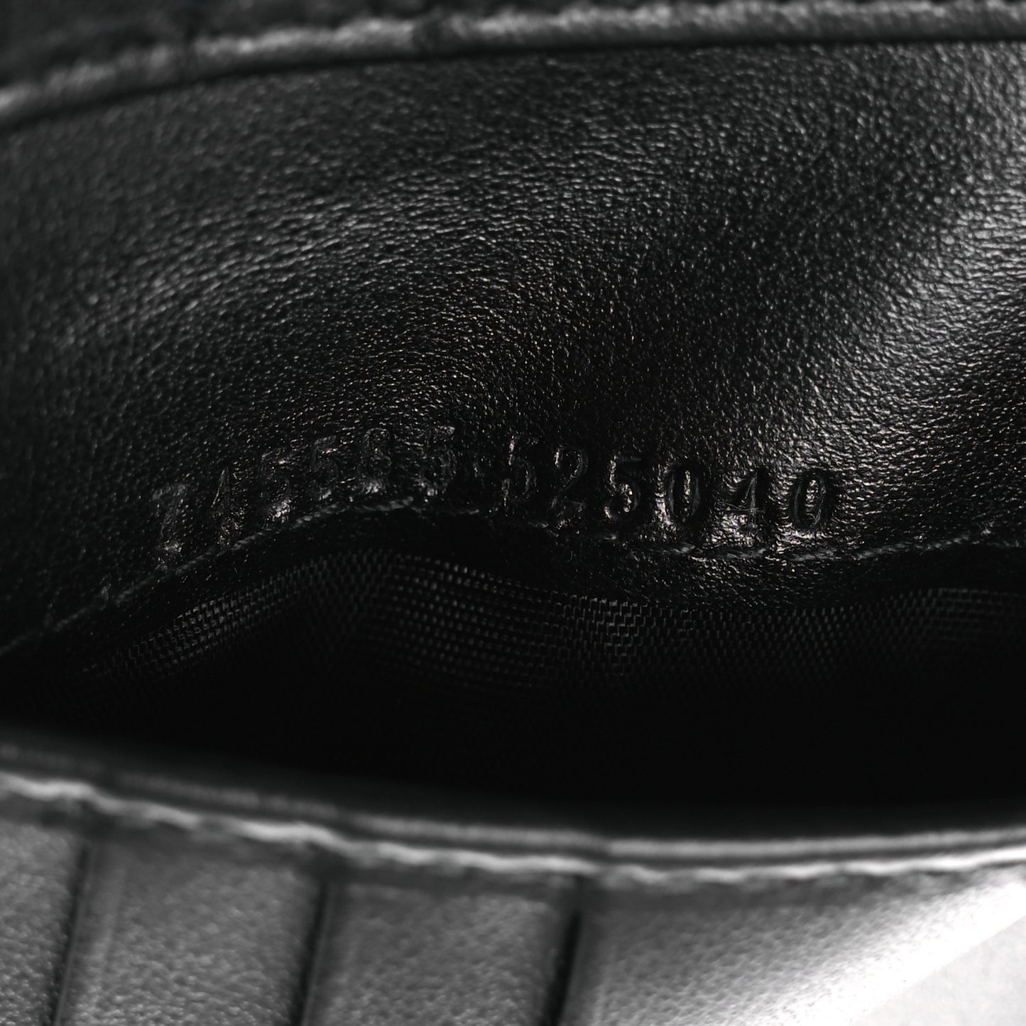 Plutone Calfskin Logo Bi-Fold Wallet Black
