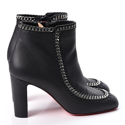 Christian Louboutin Calf Morphee Catena Bontina 85 Booties 40 Black 4 of 8