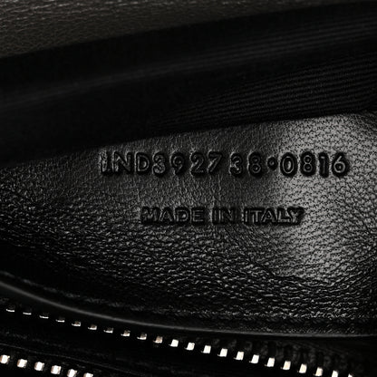 Saint Laurent Sheepskin Matelasse Chevron Monogram Large College Satchel Light Coal 7 of 11