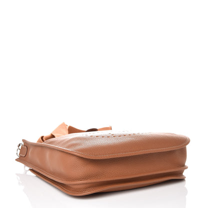 Hermes Taurillon Clemence Evelyne III PM Gold 3 of 8