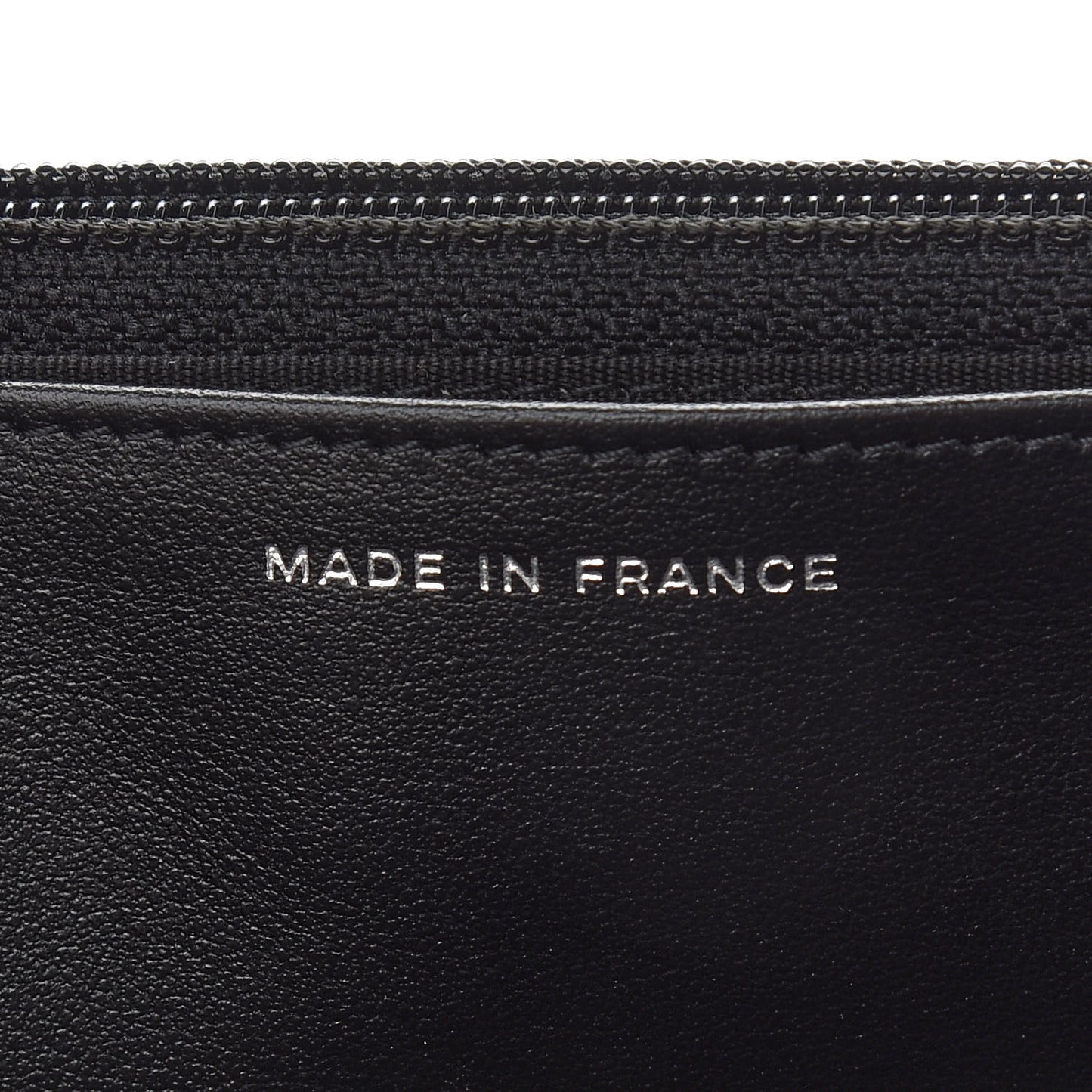 Caviar Quilted Boy Wallet On Chain WOC Black