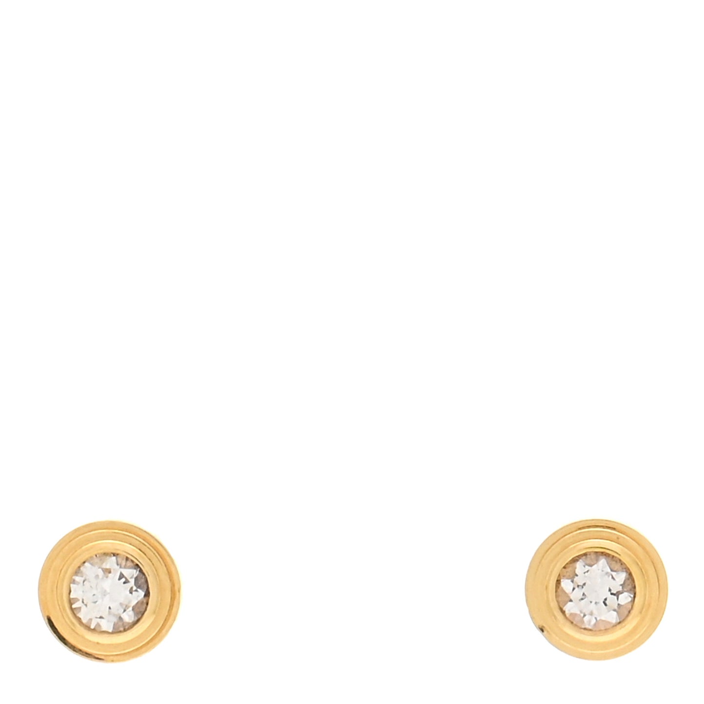 18K Yellow Gold Diamond XS D'Amour Earrings