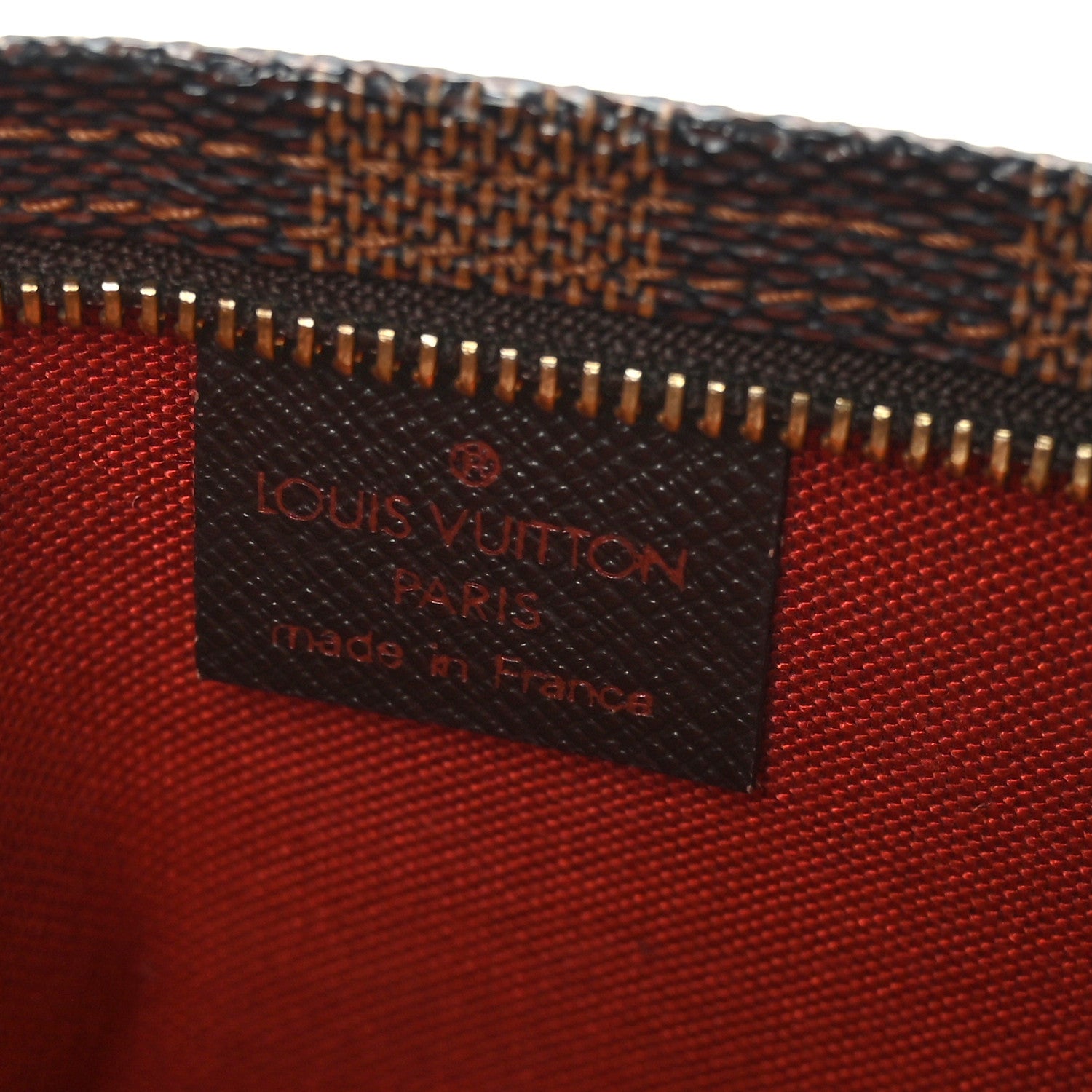 Louis Vuitton Damier Ebene Trousse Make Up Bag Pochette 6 of 9