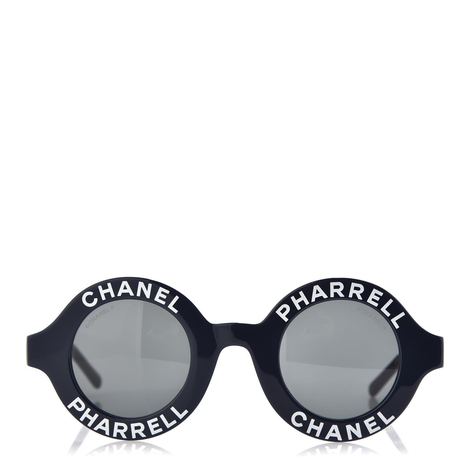 Chanel x Pharrell Williams Round 19mm Sunglasses Indigo Gris 3 of 7