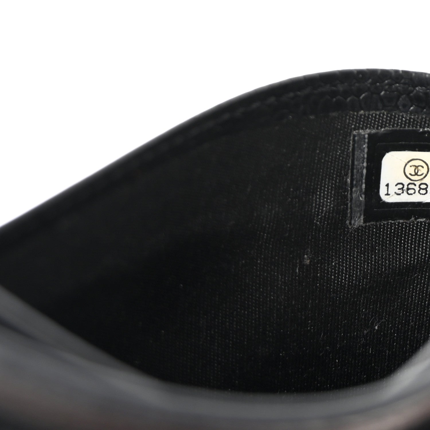 Chanel Caviar Timeless CC Card Holder Black 8 of 8