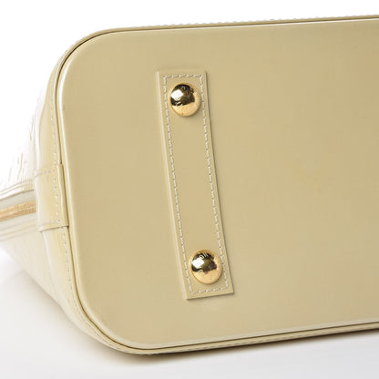 Louis Vuitton Vernis Alma PM Blanc Corail 10 of 14