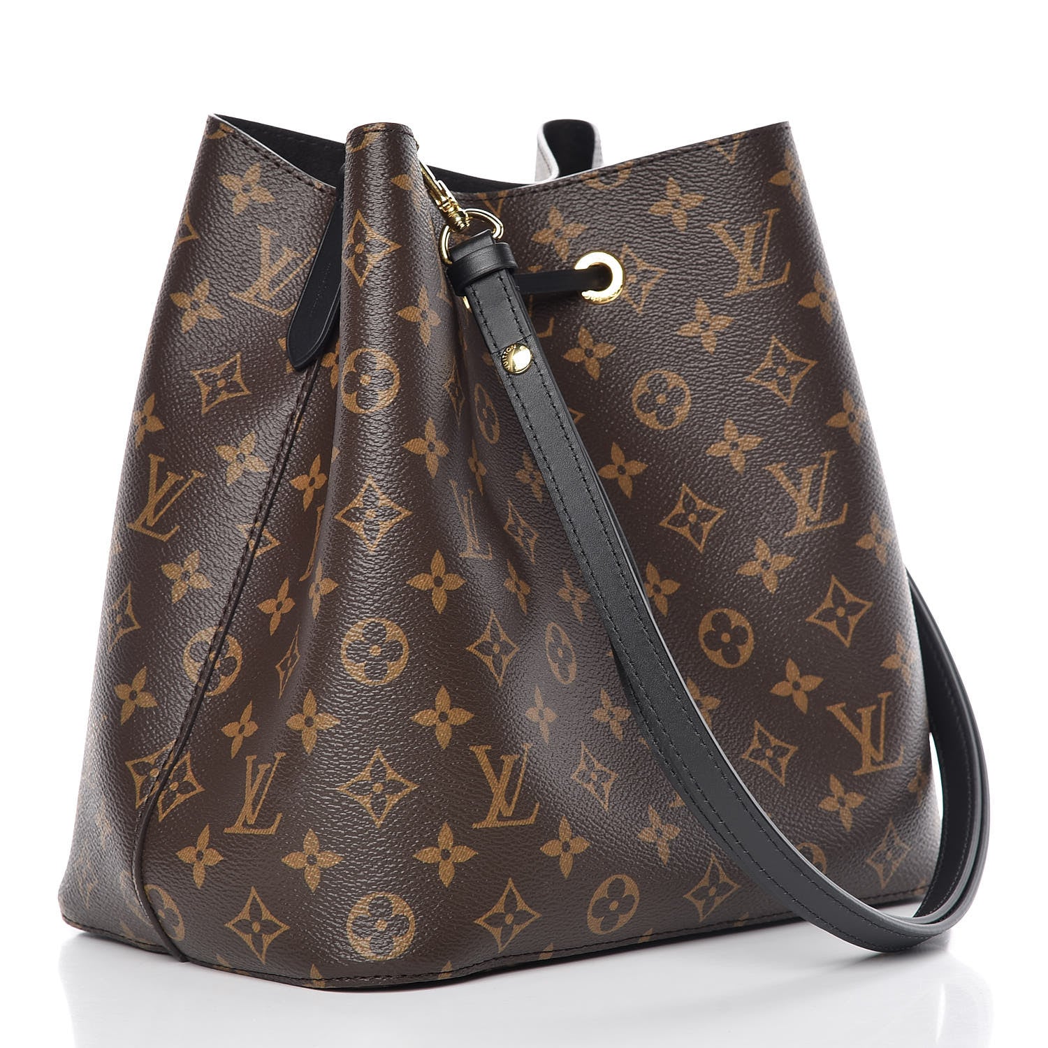 Louis Vuitton Monogram Neonoe MM Black 3 of 10