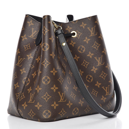 Louis Vuitton Monogram Neonoe MM Black 3 of 10