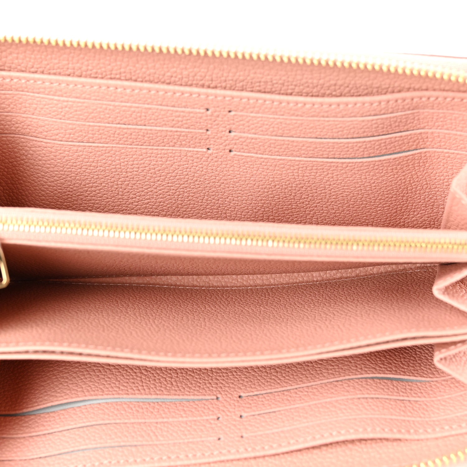 Louis Vuitton Empreinte Monogram Giant Zippy Wallet Rose Trianon Creme 5 of 7