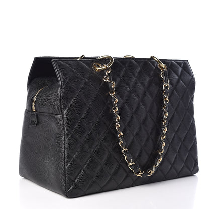 Chanel Caviar Quilted Petit Timeless Tote PTT Black 3 of 10