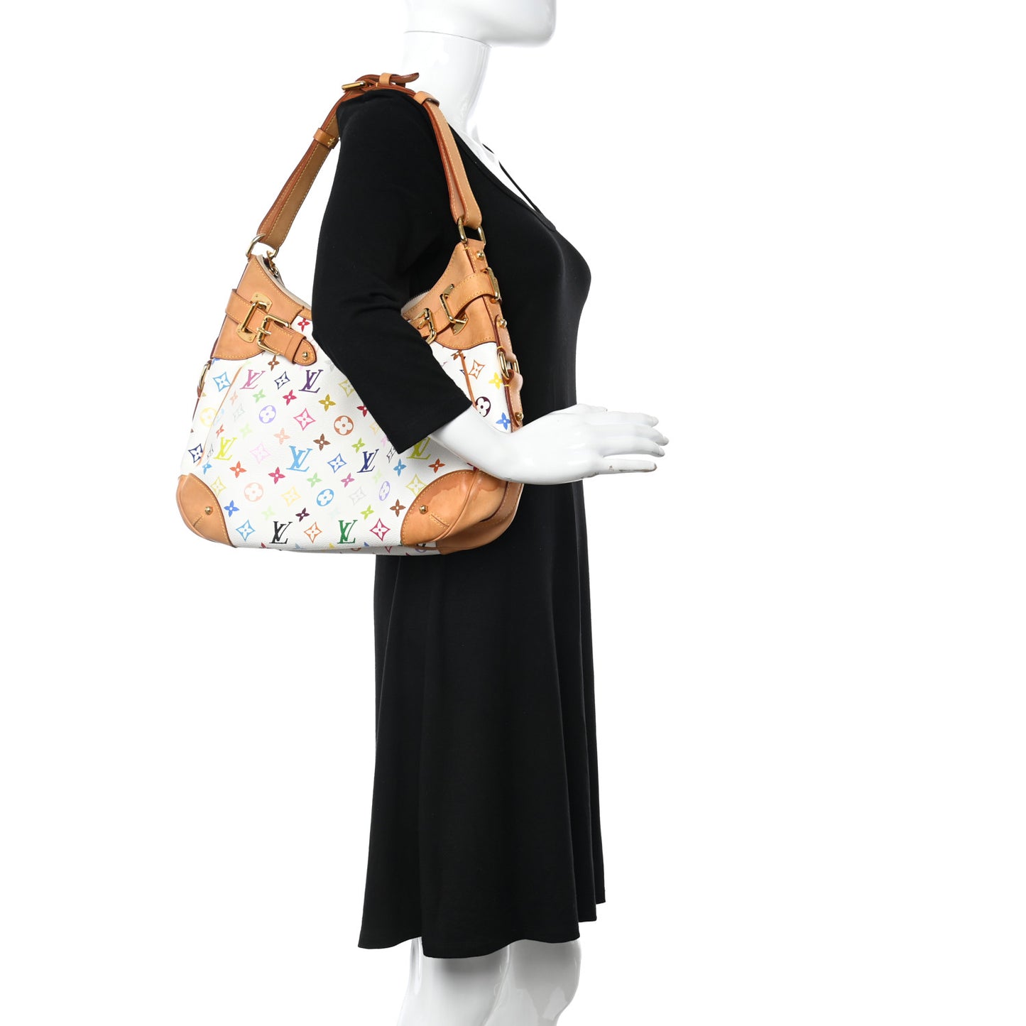 Monogram Multicolor Greta White