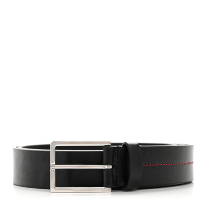Christian Dior Calfskin Dior Homme 30mm Belt 95 38 Black 1 of 6