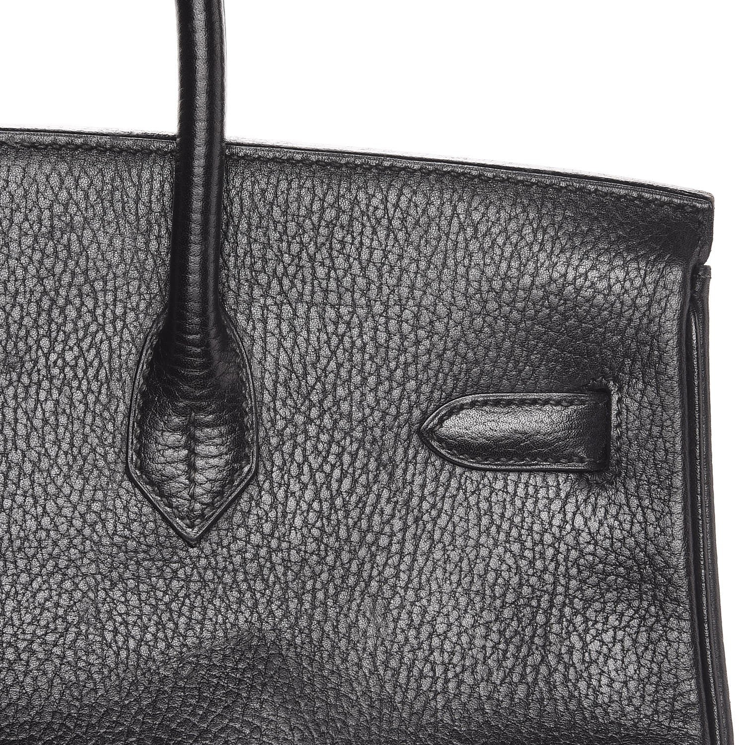 Hermes Ardennes Birkin 35 Black 29 of 36