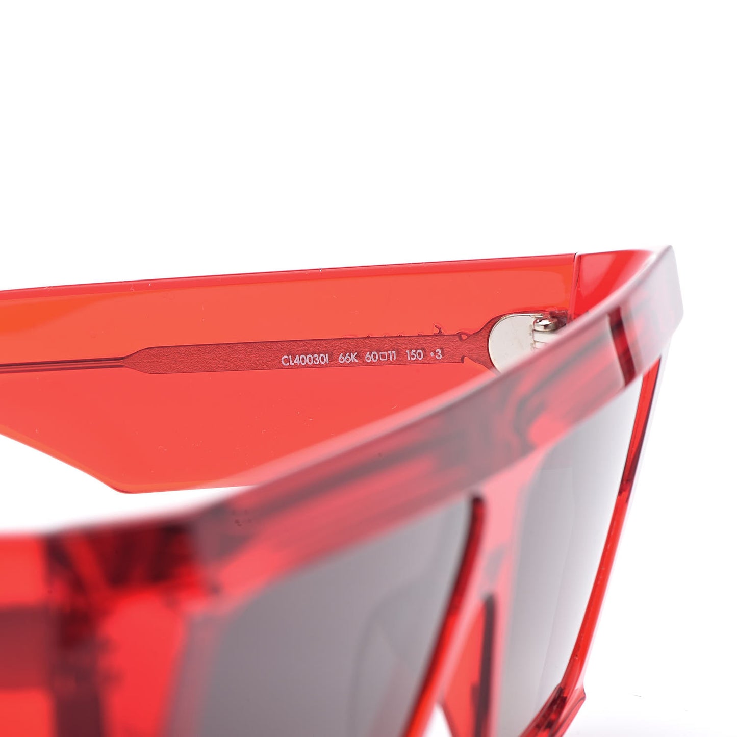 Acetate Squared Sunglasses CL 400301 Red