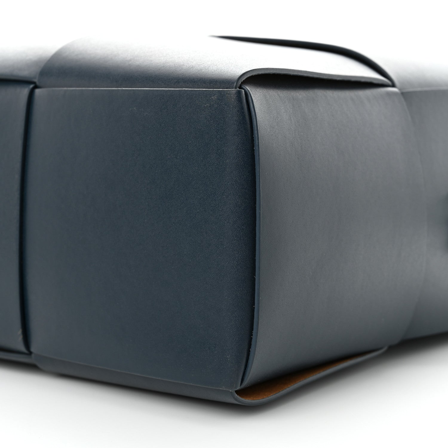 Bottega Veneta Calfskin Maxi Intrecciato Arco Briefcase Deep Blue 10 of 11