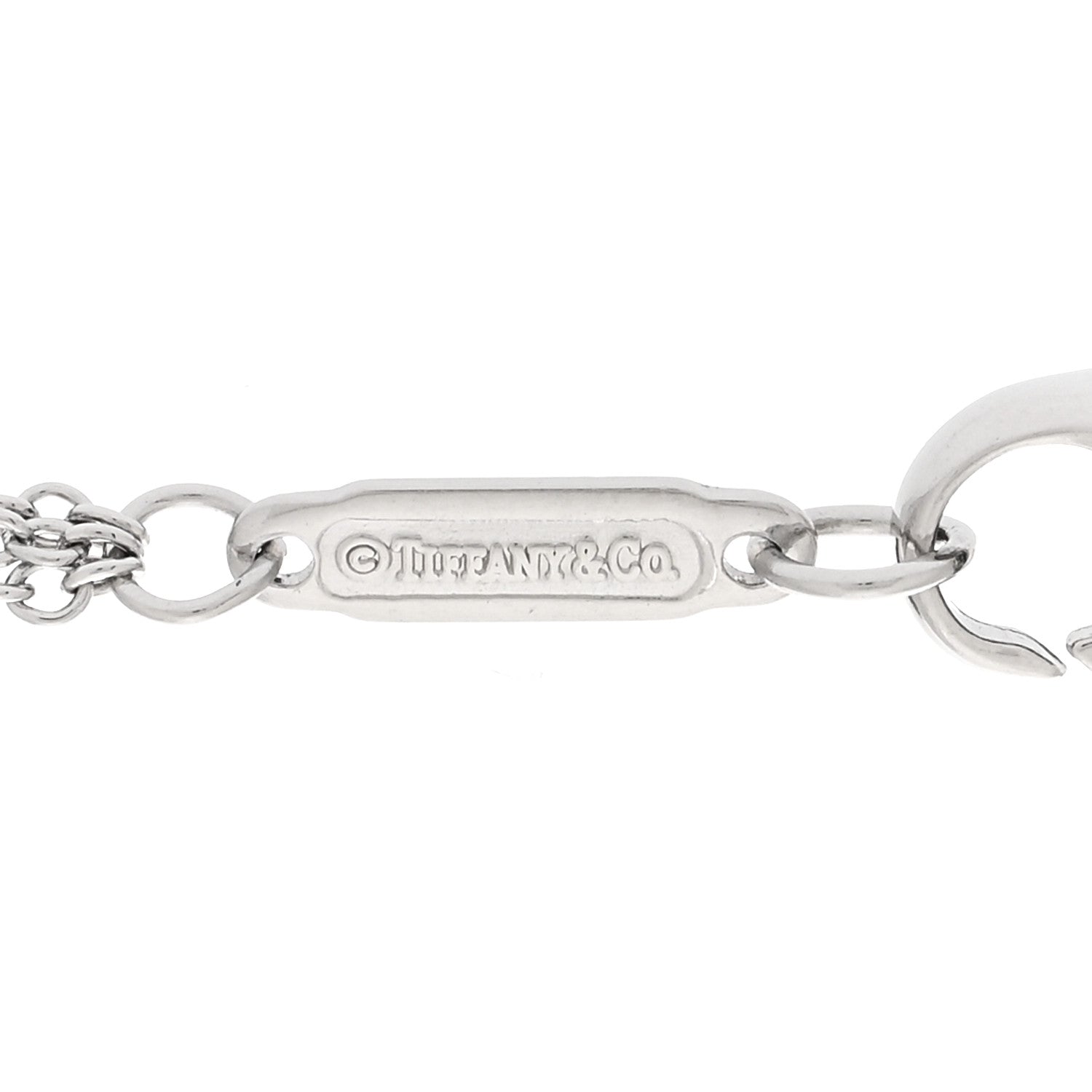 Tiffany Platinum Diamond Multi Star Drop Necklace 4 of 5