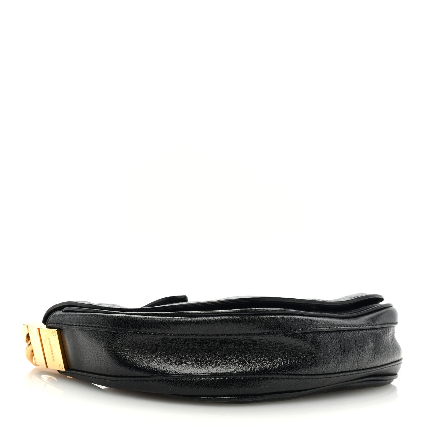 Burberry Lambskin Small Olympia Chain Shoulder Bag Black 4 of 11