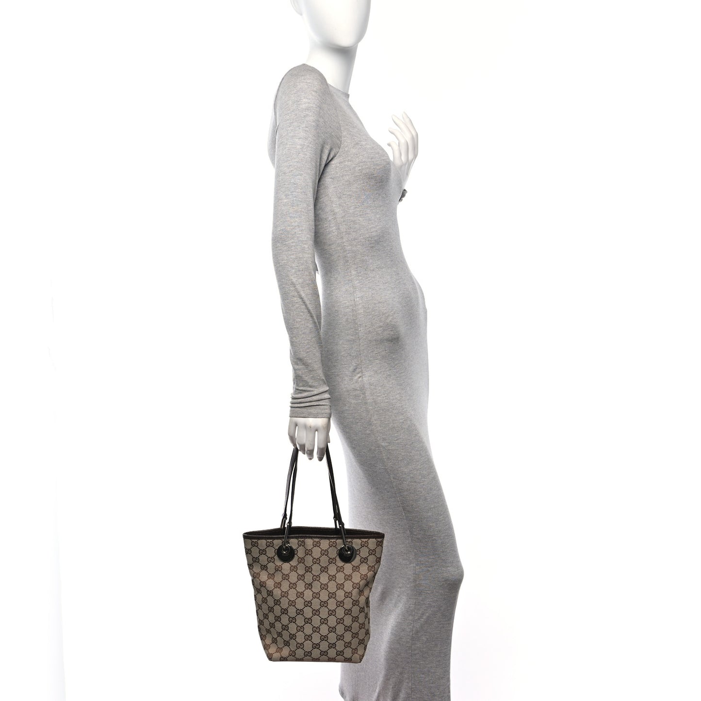 Monogram Small Eclipse Tote Brown
