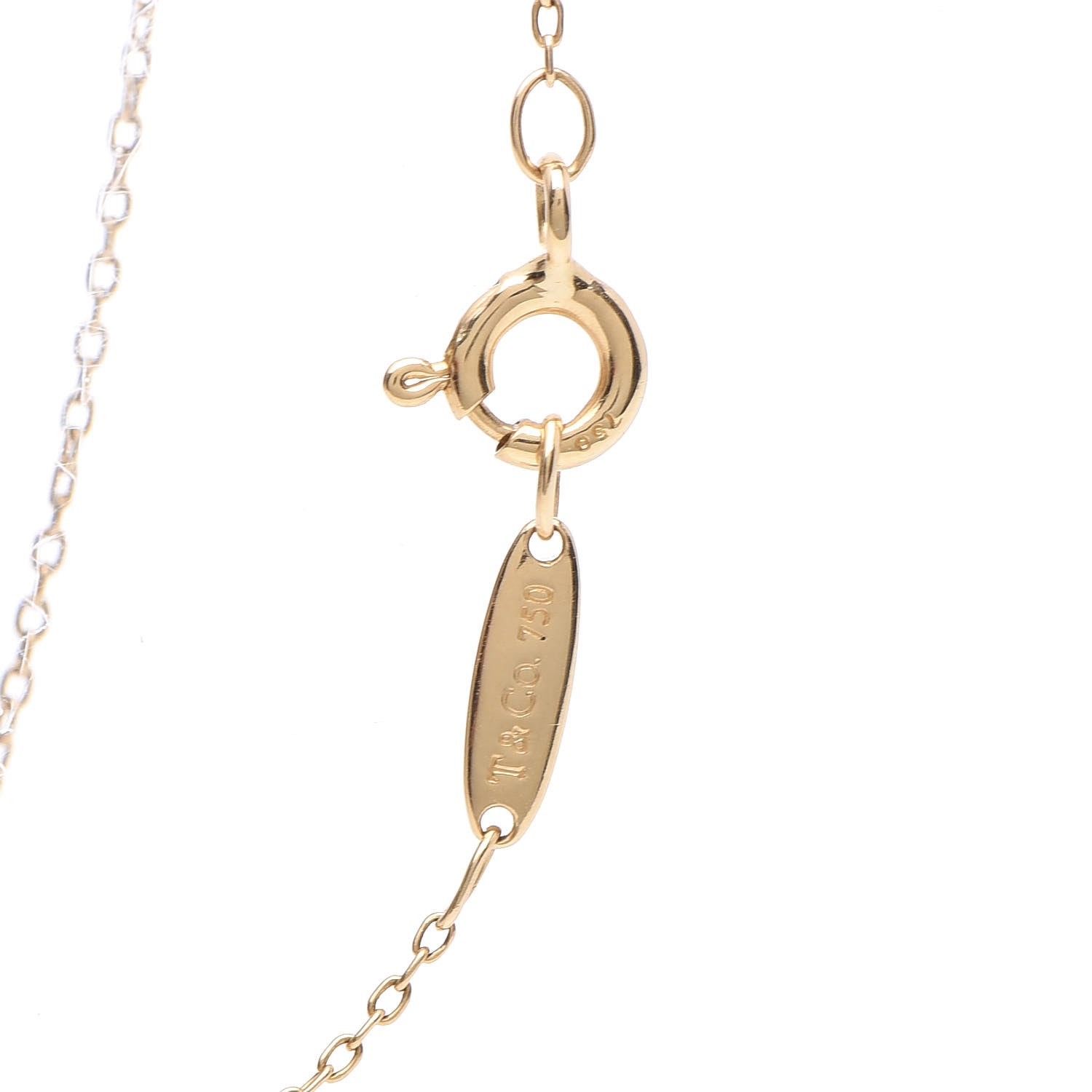 Tiffany 18K Yellow Gold Diamond .08ct Elsa Peretti Diamonds by the Yard Bracelet 3 of 4