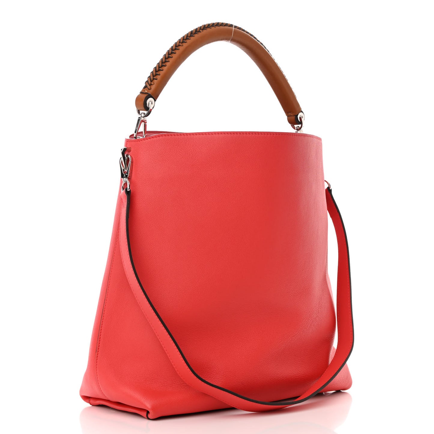 Veau Soie Calfskin Parnassea Bagatelle Hobo Capucine
