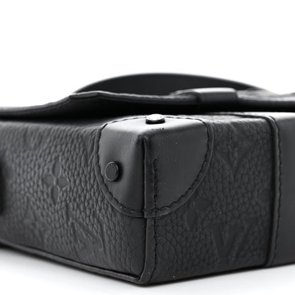 Louis Vuitton Taurillon Monogram Trunk Messenger Black 9 of 11