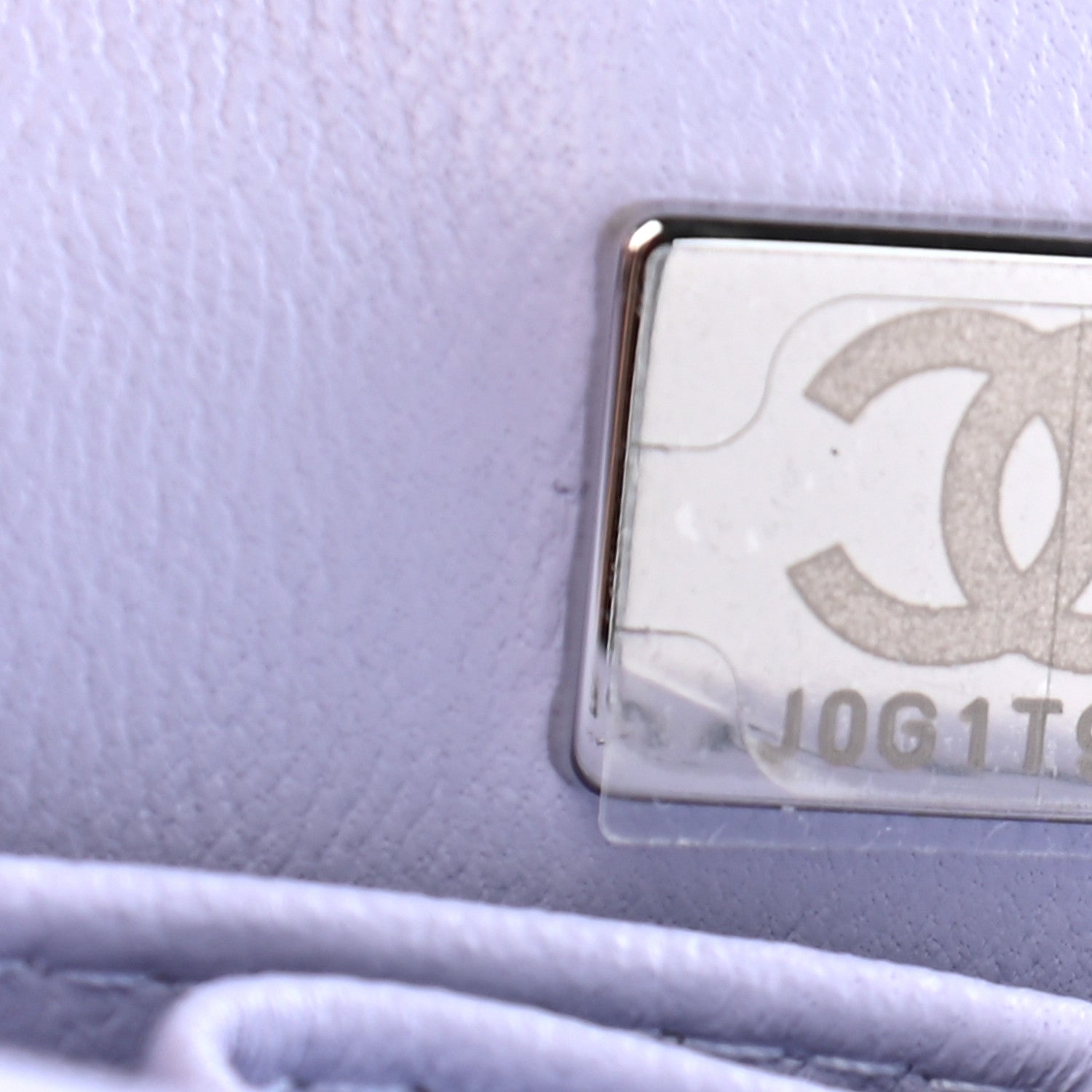 Chanel Caviar Quilted Medium Double Flap Light Purple 7 of 9