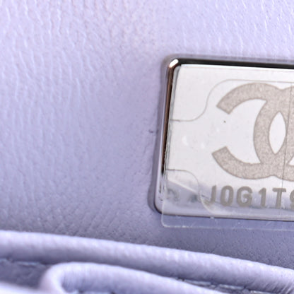 Chanel Caviar Quilted Medium Double Flap Light Purple 7 of 9