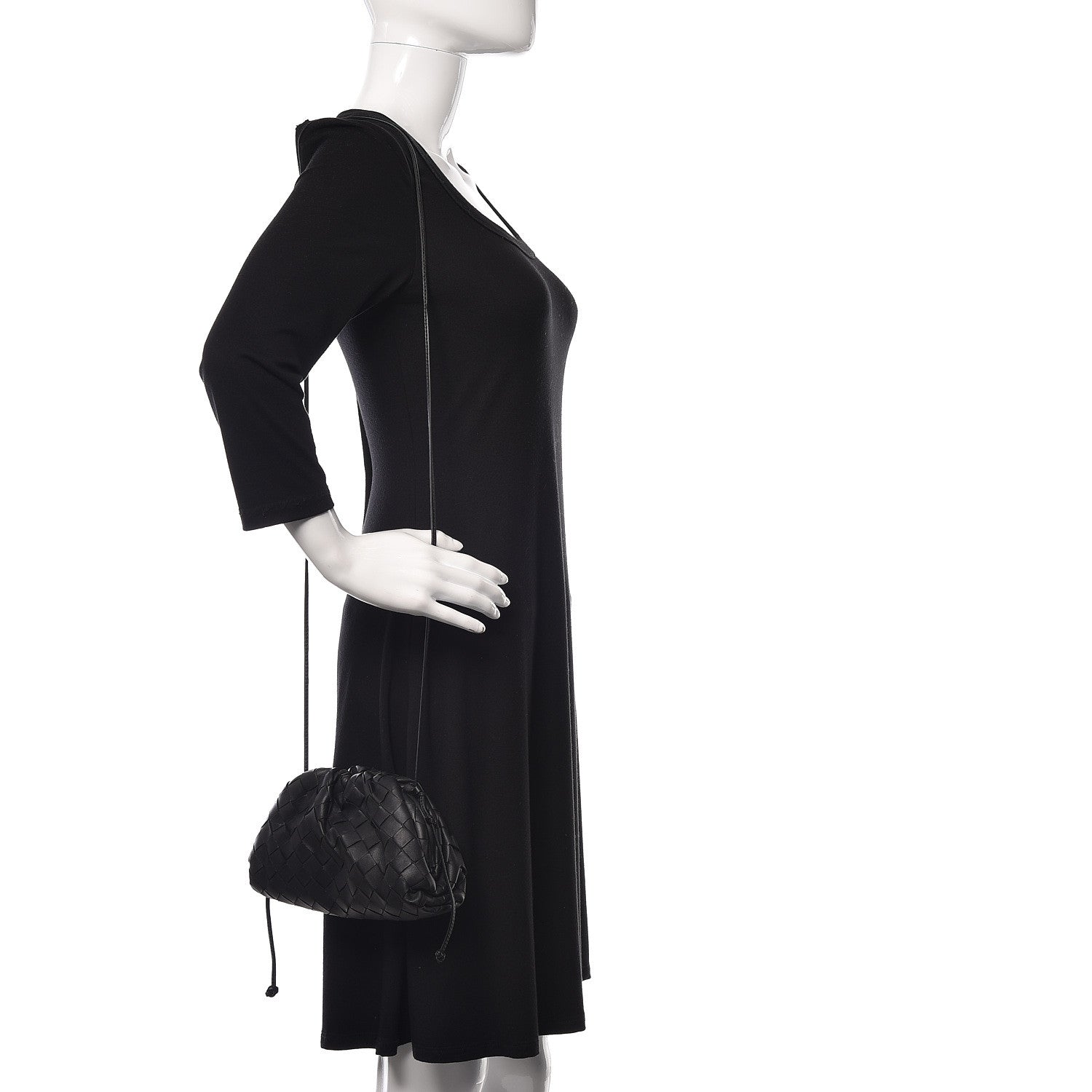 Bottega Veneta Nappa Intrecciato The Mini Pouch Black 2 of 10