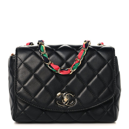 Chanel Lambskin Mixed Fibers Quilted Cocovado Flap Black 1 of 10