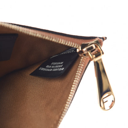 Fendi Vitello Cruise F is Fendi Zip Card Holder Nocciola 8 of 9