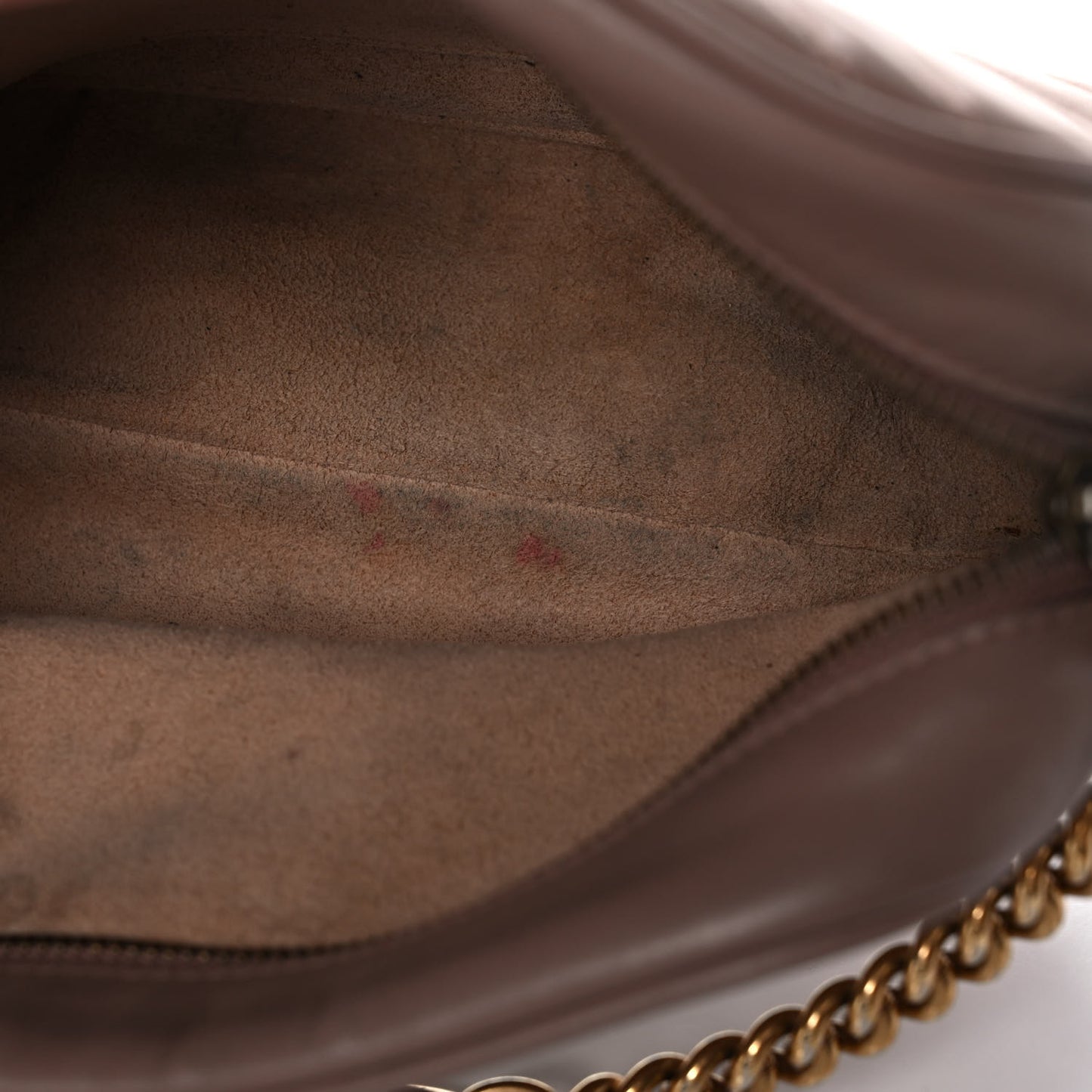 Calfskin Matelasse Small GG Marmont Chain Shoulder Bag Porcelain Rose