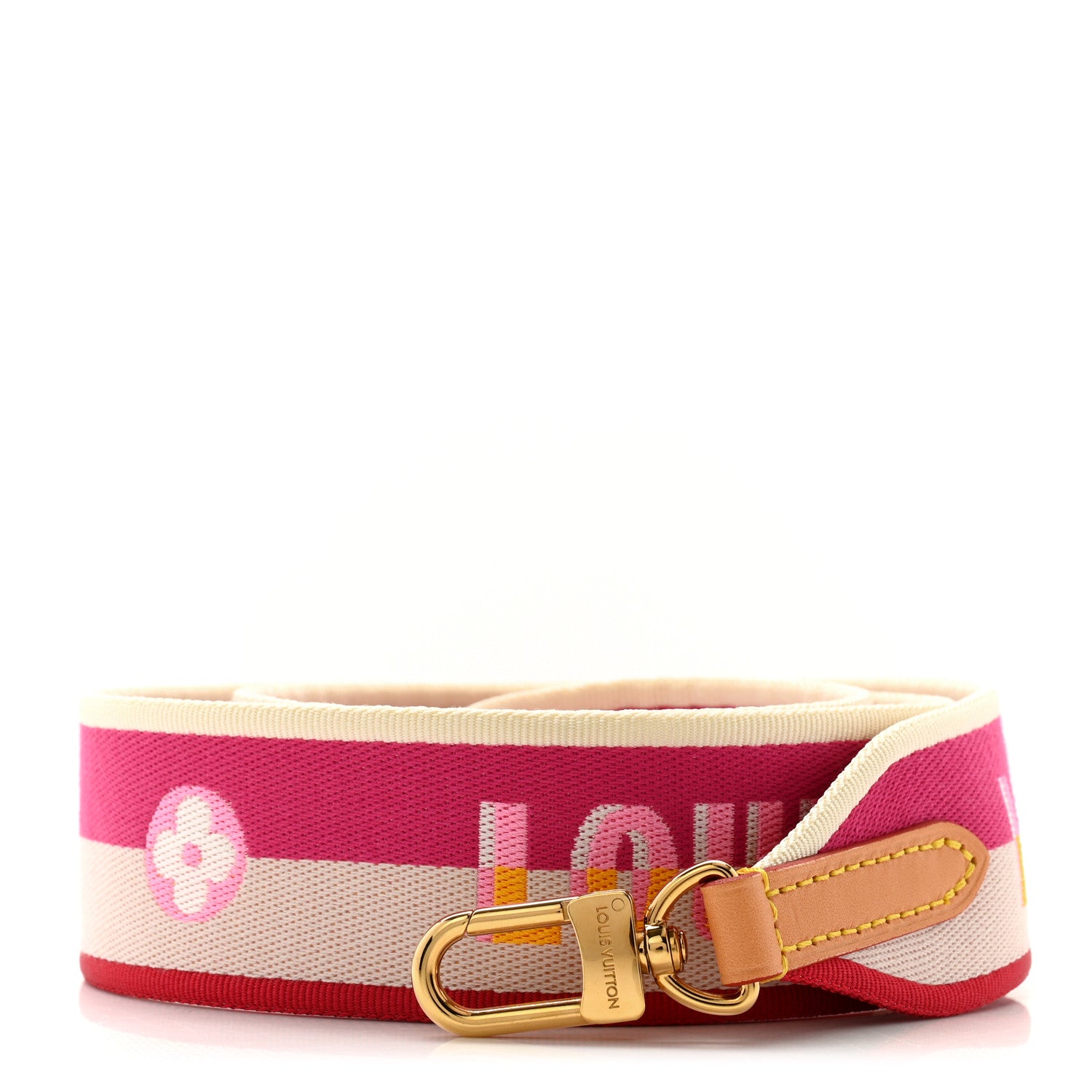 Louis Vuitton Jacquard Speedy Bandouliere 20 Shoulder Strap Fuchsia 1 of 3