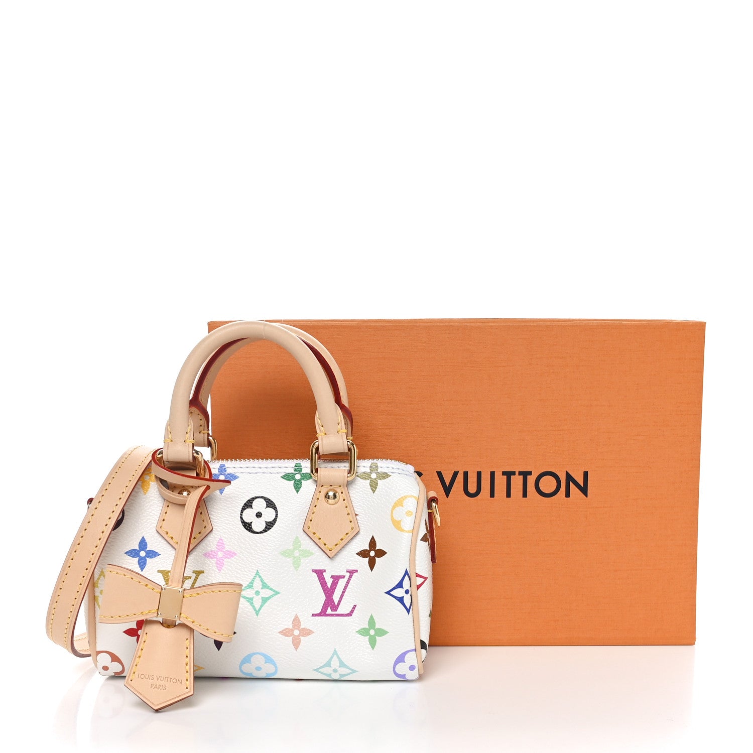 Louis Vuitton LV X TM Monogram Multicolor Nano Speedy White 10 of 10