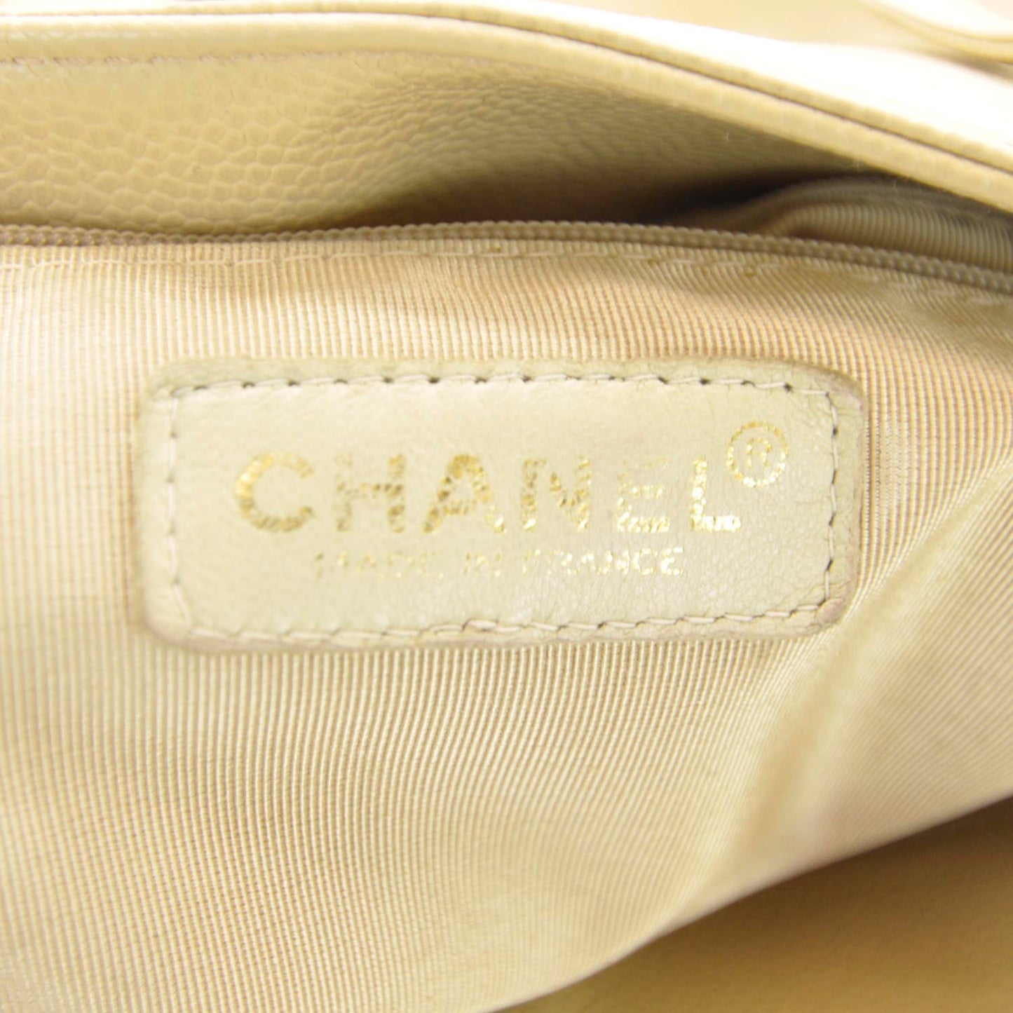 Caviar Bag Beige
