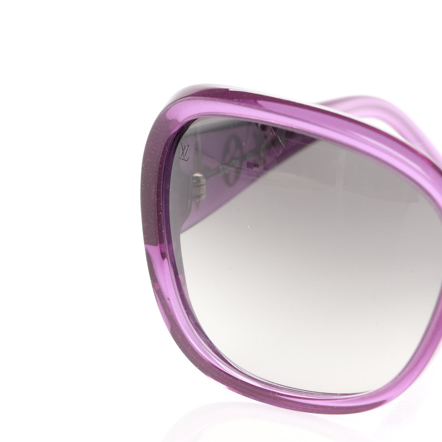 Louis Vuitton Obsession GM Z0642W Sunglasses Violet Glitter 7 of 8