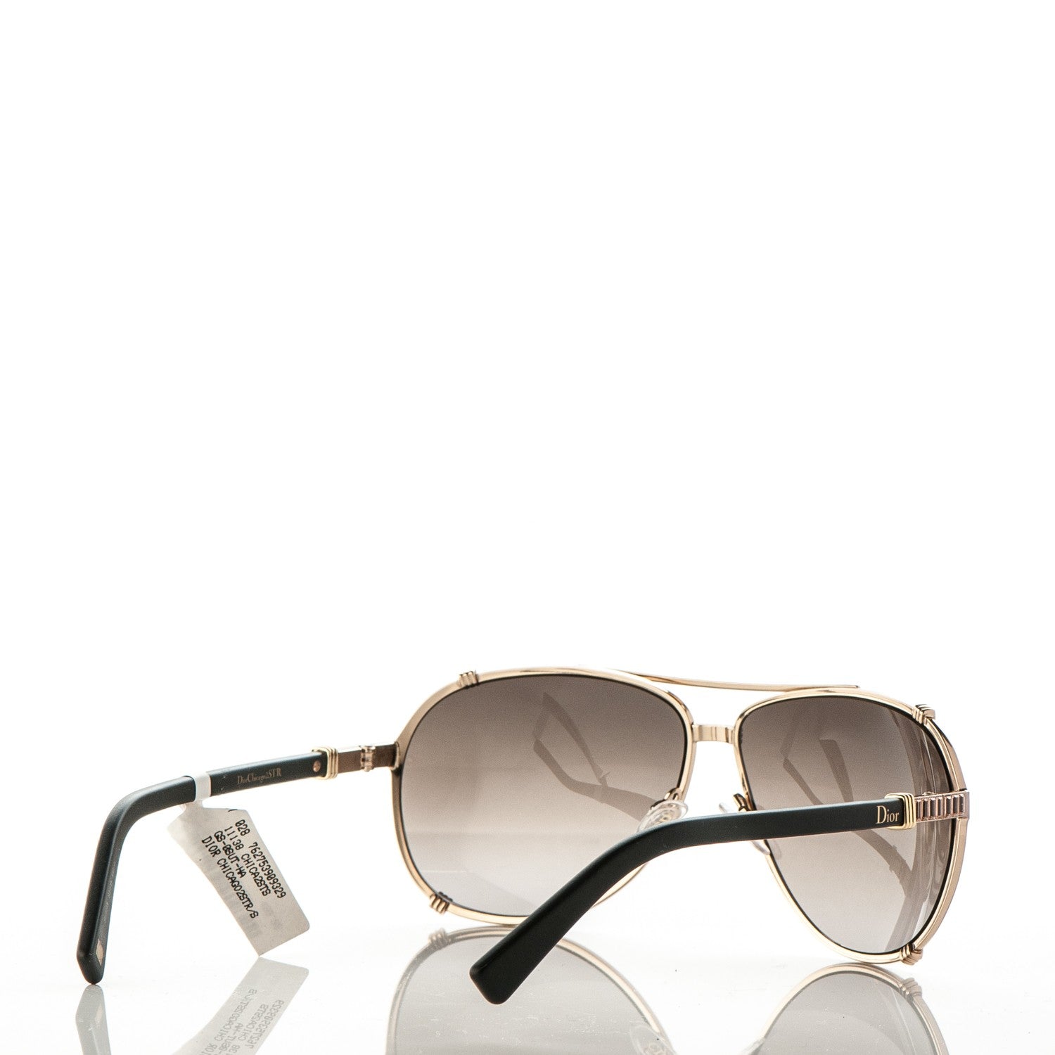 Christian Dior Chicago 2 Aviator Sunglasses Brown 4 of 8