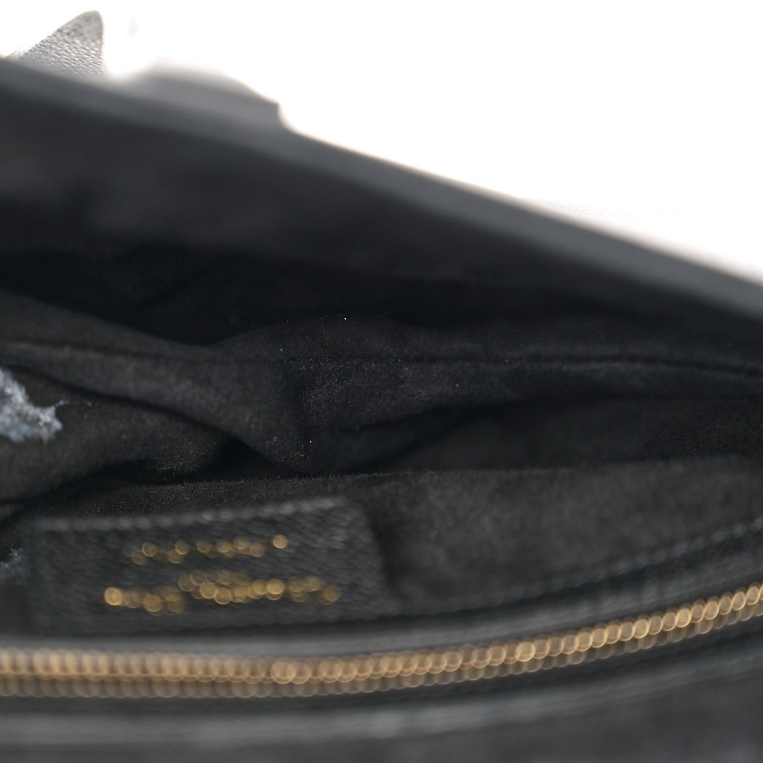 Christian Dior Grained Calfskin Saddle Bag Black 5 of 14