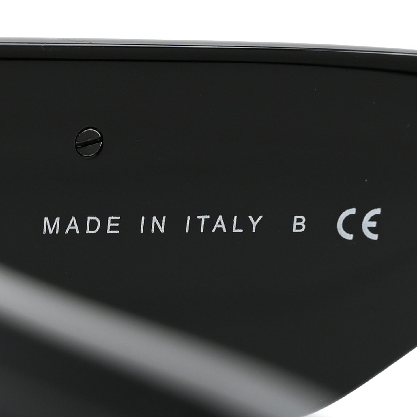 Acetate Crystal CC Shield Sunglasses 5466-B-A Black