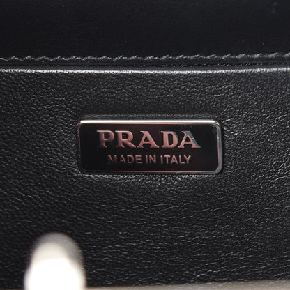 Prada Saffiano Patch Comics Light Frame Bag Caramel 6 of 10
