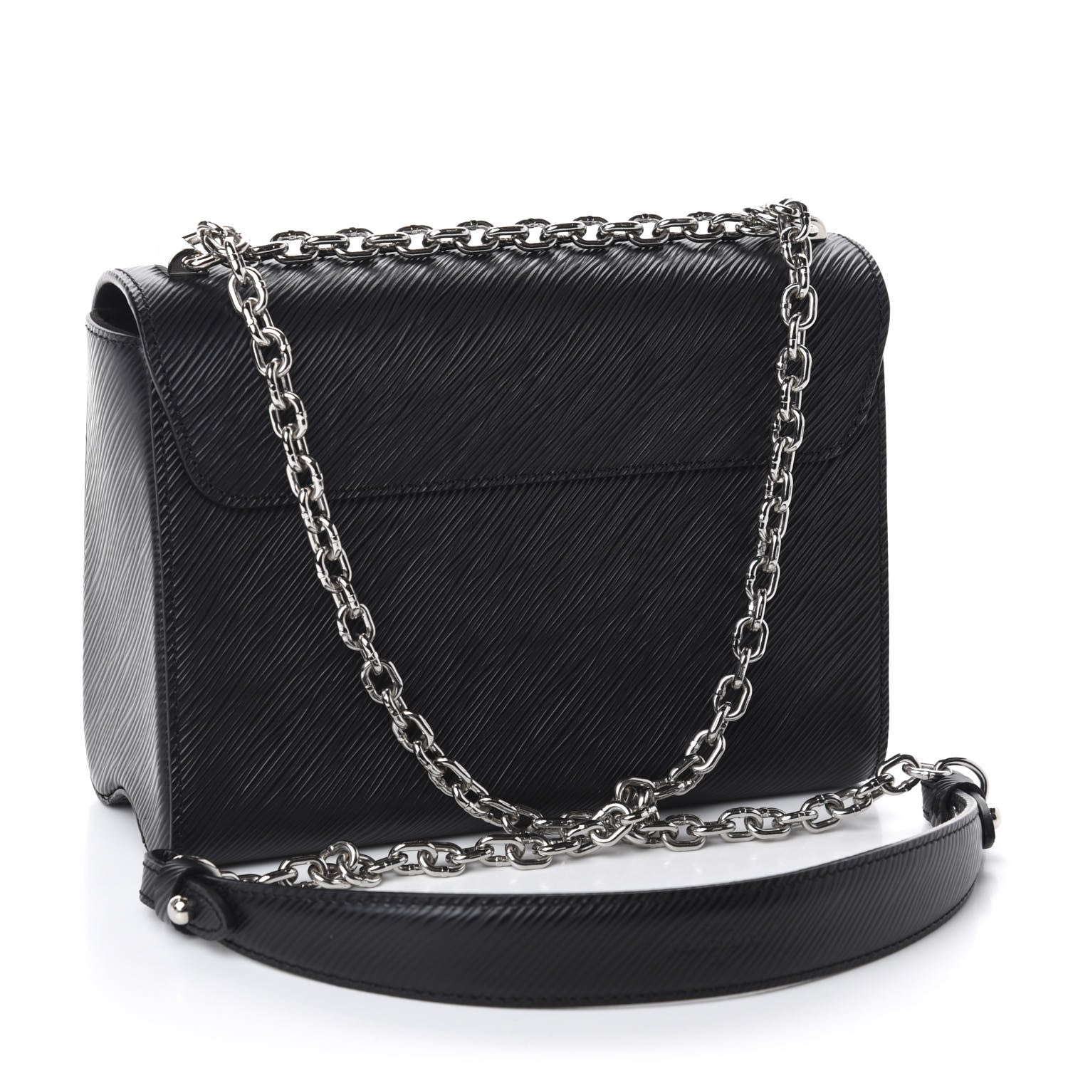 Louis Vuitton Epi Twist Shoulder Bag MM Black 3 of 10