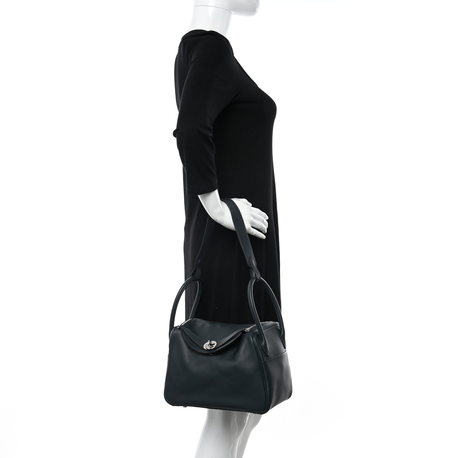 Hermes Swift Verso Lindy 26 Vert Rousseau Bronze Dore 2 of 10